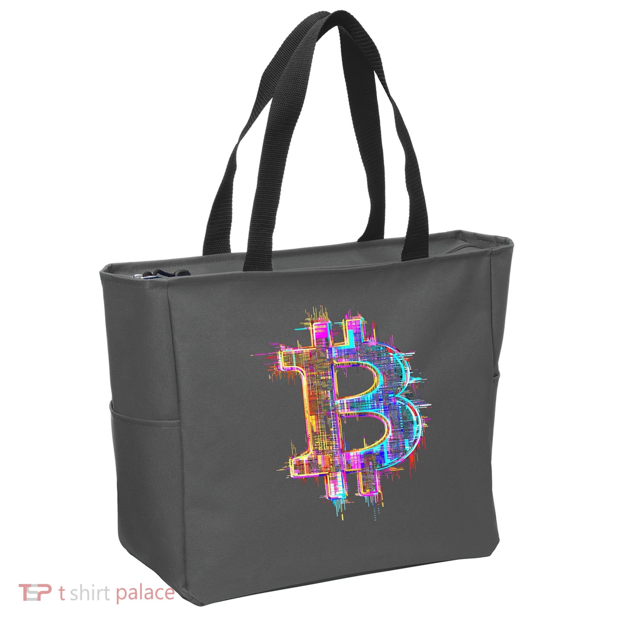Bitcoin Logo Crypto Trader Investor Cryptocurrency BTC Tote Bag