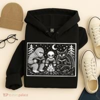 Book Lover Cryptid Club Reader Gift Hoodie thumb 4