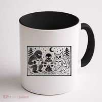 Book Lover Cryptid Club Reader Gift Coffee Mug thumb 1