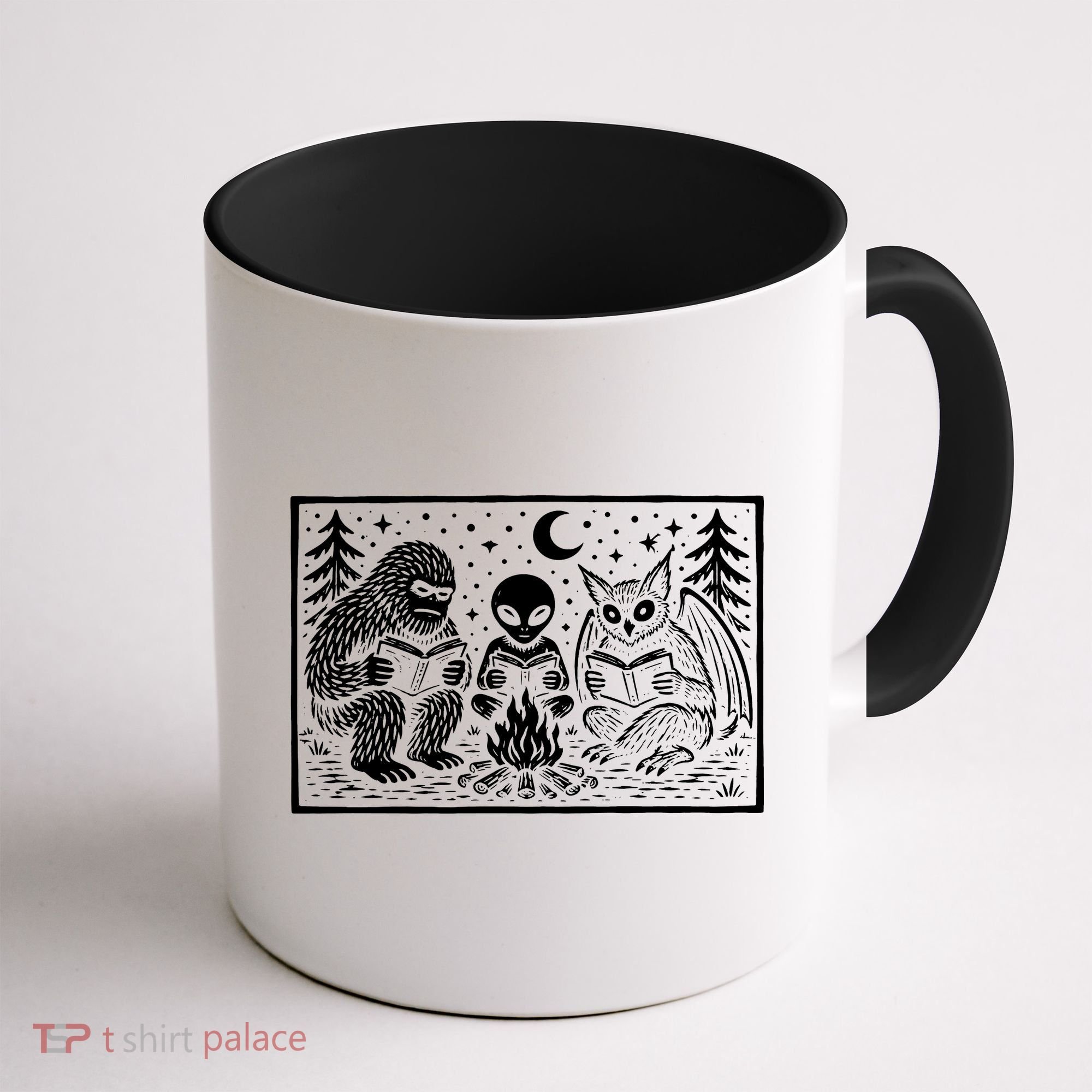 Book Lover Cryptid Club Reader Gift Coffee Mug