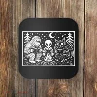 Book Lover Cryptid Club Reader Gift Coaster thumb 0