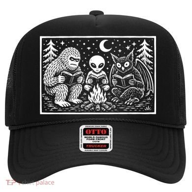 Book Lover Cryptid Club Reader Gift Hat