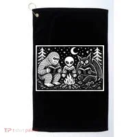 Book Lover Cryptid Club Reader Gift Golf Towel thumb 0