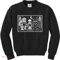 Book Lover Cryptid Club Reader Gift Kids Sweatshirt thumb 0