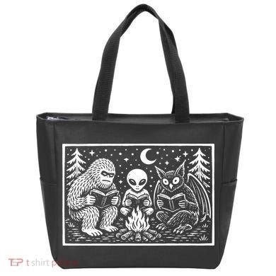 Book Lover Cryptid Club Reader Gift Tote Bag