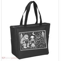 Book Lover Cryptid Club Reader Gift Tote Bag thumb 2