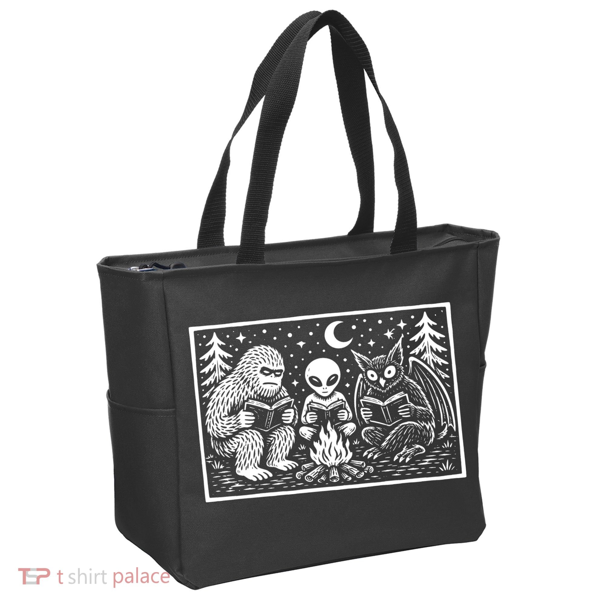 Book Lover Cryptid Club Reader Gift Tote Bag