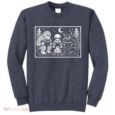 Book Lover Cryptid Club Reader Gift Sweatshirt