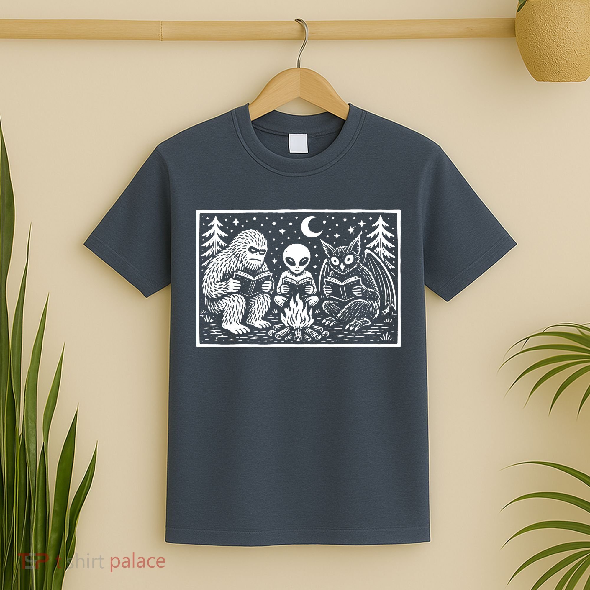Book Lover Cryptid Club Reader Gift T-Shirt