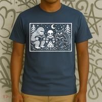 Book Lover Cryptid Club Reader Gift T-Shirt thumb 3