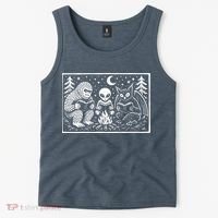 Book Lover Cryptid Club Reader Gift Tank Top thumb 2