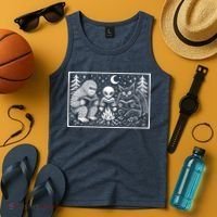 Book Lover Cryptid Club Reader Gift Tank Top thumb 4
