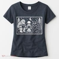 Book Lover Cryptid Club Reader Gift Women's T-Shirt thumb 0