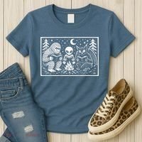 Book Lover Cryptid Club Reader Gift Women's T-Shirt thumb 3