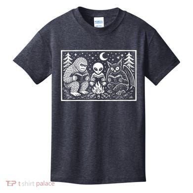 Book Lover Cryptid Club Reader Gift Kids T-Shirt