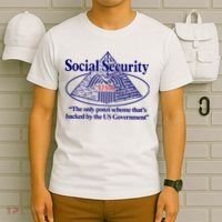 Barely Legal Clothing Social Security The Only Ponzi Scheme ThatS Backed By The T-Shirt thumb 6