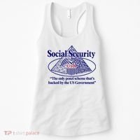 Barely Legal Clothing Social Security The Only Ponzi Scheme ThatS Backed By The Women's Tank Top thumb 0