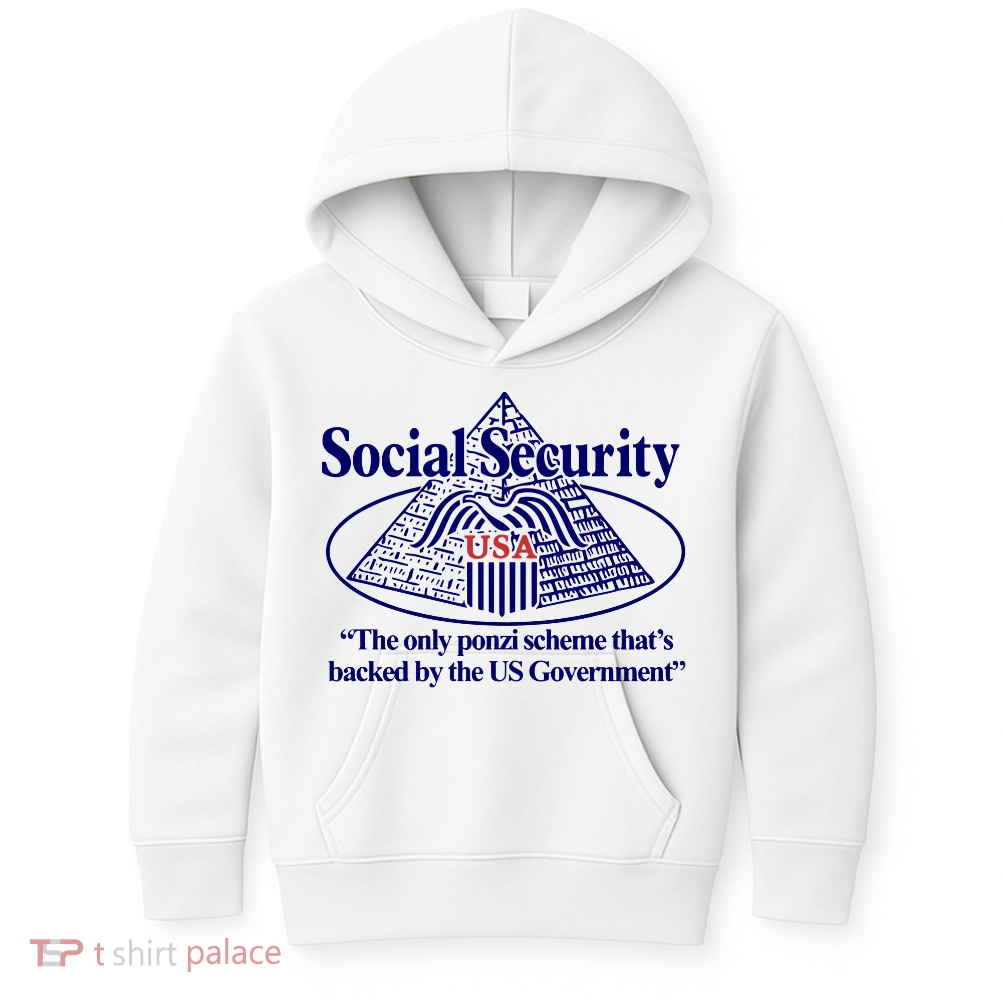 Barely Legal Clothing Social Security The Only Ponzi Scheme ThatS Backed By The Kids Hoodie