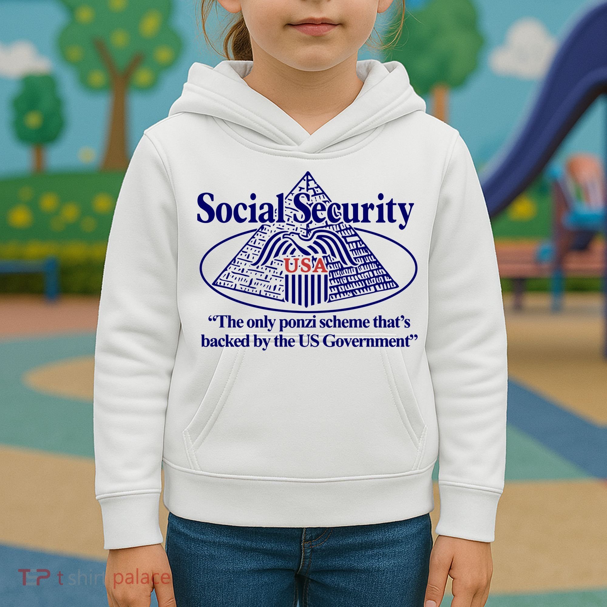 Barely Legal Clothing Social Security The Only Ponzi Scheme ThatS Backed By The Kids Hoodie