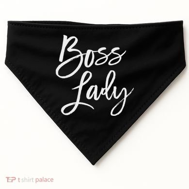 Boss Lady Cute S Trendy For Bosses Day USA-Made Doggie Bandana