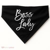 Boss Lady Cute S Trendy For Bosses Day USA-Made Doggie Bandana thumb 0