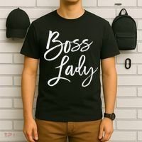 Boss Lady Cute S Trendy For Bosses Day T-Shirt thumb 6