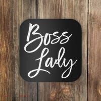 Boss Lady Cute S Trendy For Bosses Day Coaster thumb 0
