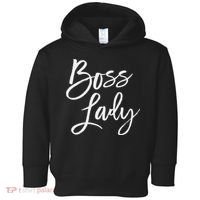 Boss Lady Cute S Trendy For Bosses Day Toddler Hoodie thumb 0