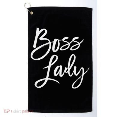 Boss Lady Cute S Trendy For Bosses Day Golf Towel