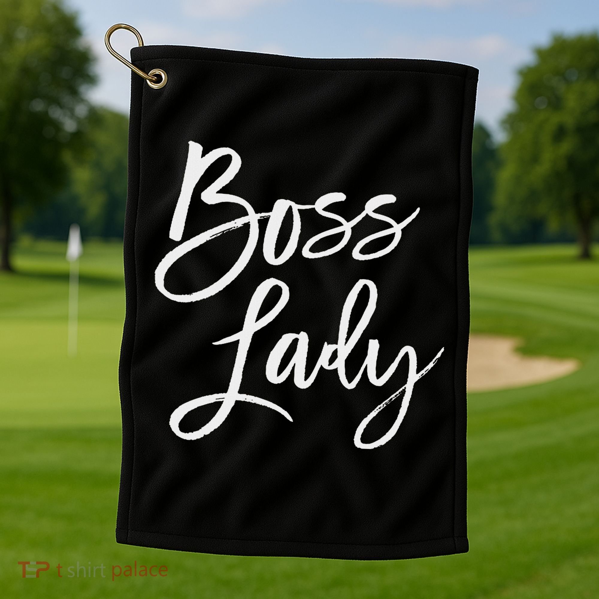 Boss Lady Cute S Trendy For Bosses Day Golf Towel
