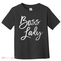 Boss Lady Cute S Trendy For Bosses Day Toddler T-Shirt thumb 0