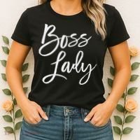 Boss Lady Cute S Trendy For Bosses Day Women's T-Shirt thumb 2