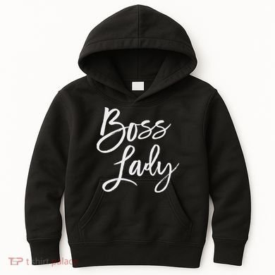 Boss Lady Cute S Trendy For Bosses Day Kids Hoodie
