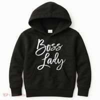 Boss Lady Cute S Trendy For Bosses Day Kids Hoodie thumb 0