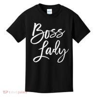 Boss Lady Cute S Trendy For Bosses Day Kids T-Shirt thumb 0