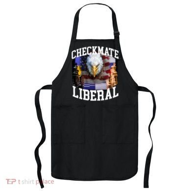 Barely Legal Clothing Checkmate Liberal Apron