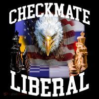 Barely Legal Clothing Checkmate Liberal Women's Hoodie thumb 2