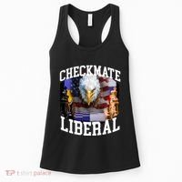 Barely Legal Clothing Checkmate Liberal Women's Tank Top thumb 0
