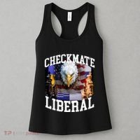 Barely Legal Clothing Checkmate Liberal Women's Tank Top thumb 3