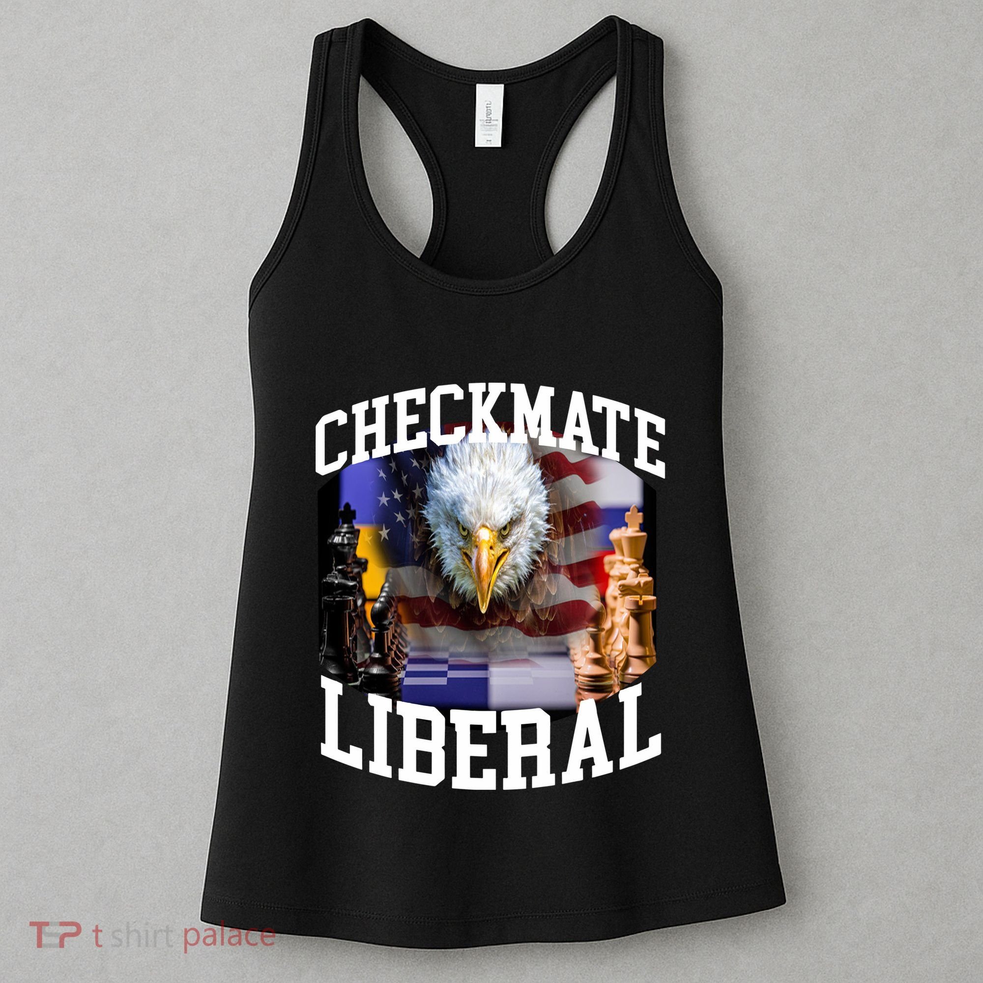 Barely Legal Clothing Checkmate Liberal Women's Tank Top