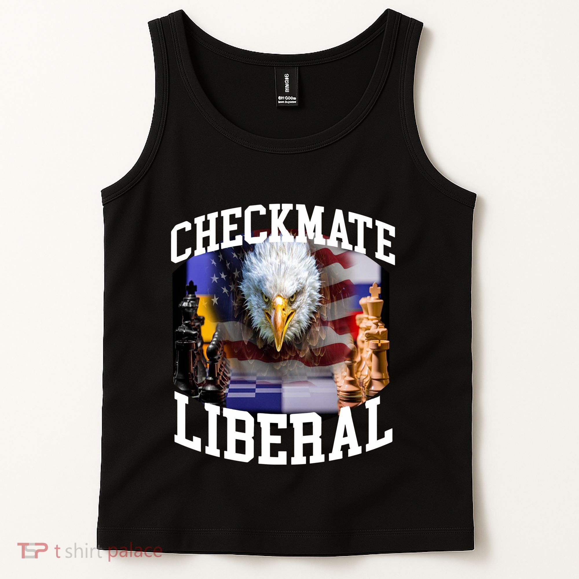 Barely Legal Clothing Checkmate Liberal Tank Top