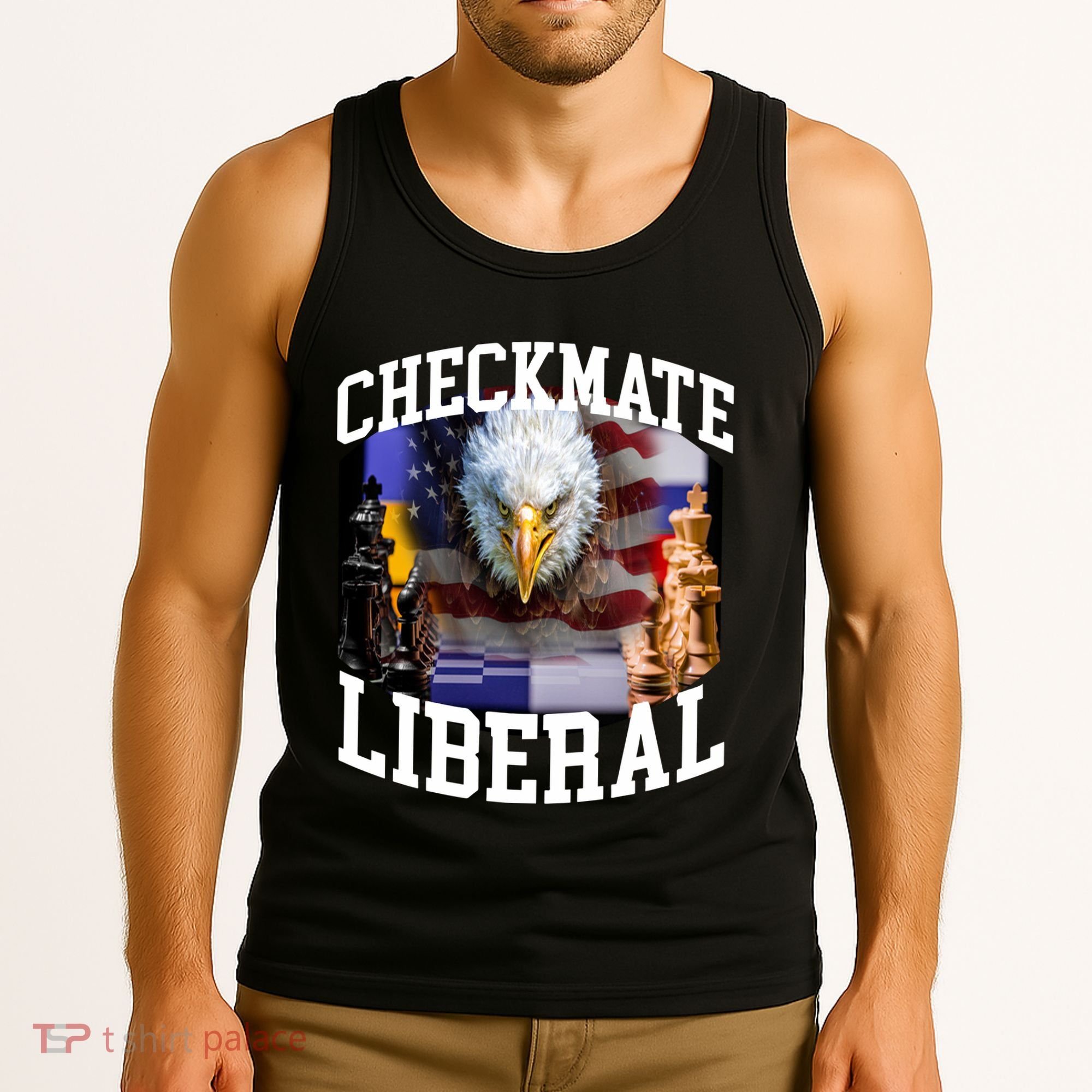 Barely Legal Clothing Checkmate Liberal Tank Top