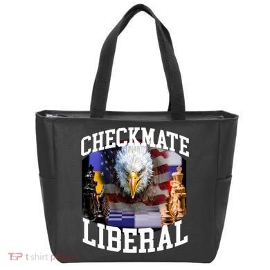 Barely Legal Clothing Checkmate Liberal Tote Bag