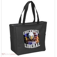 Barely Legal Clothing Checkmate Liberal Tote Bag thumb 2