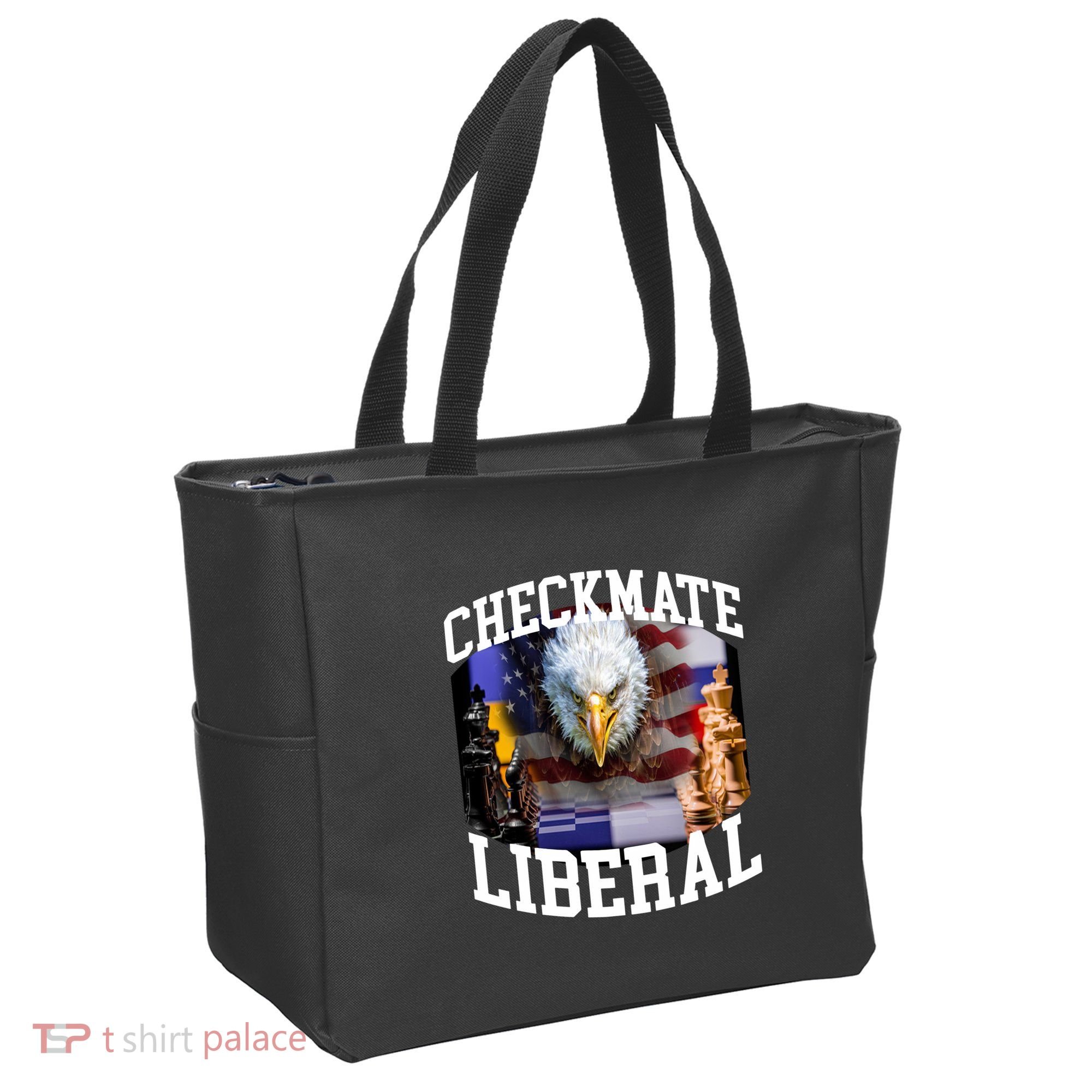 Barely Legal Clothing Checkmate Liberal Tote Bag