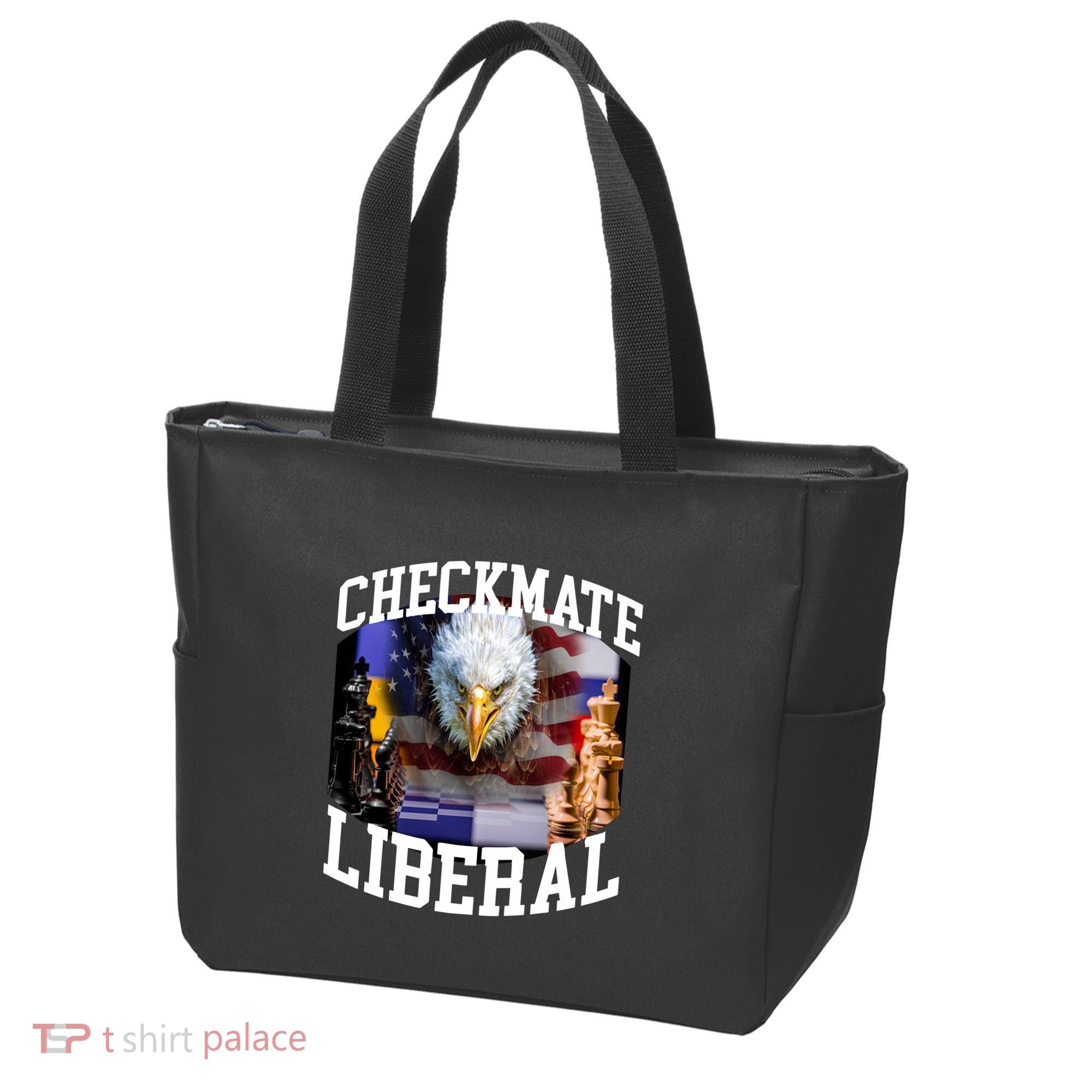 Barely Legal Clothing Checkmate Liberal Tote Bag