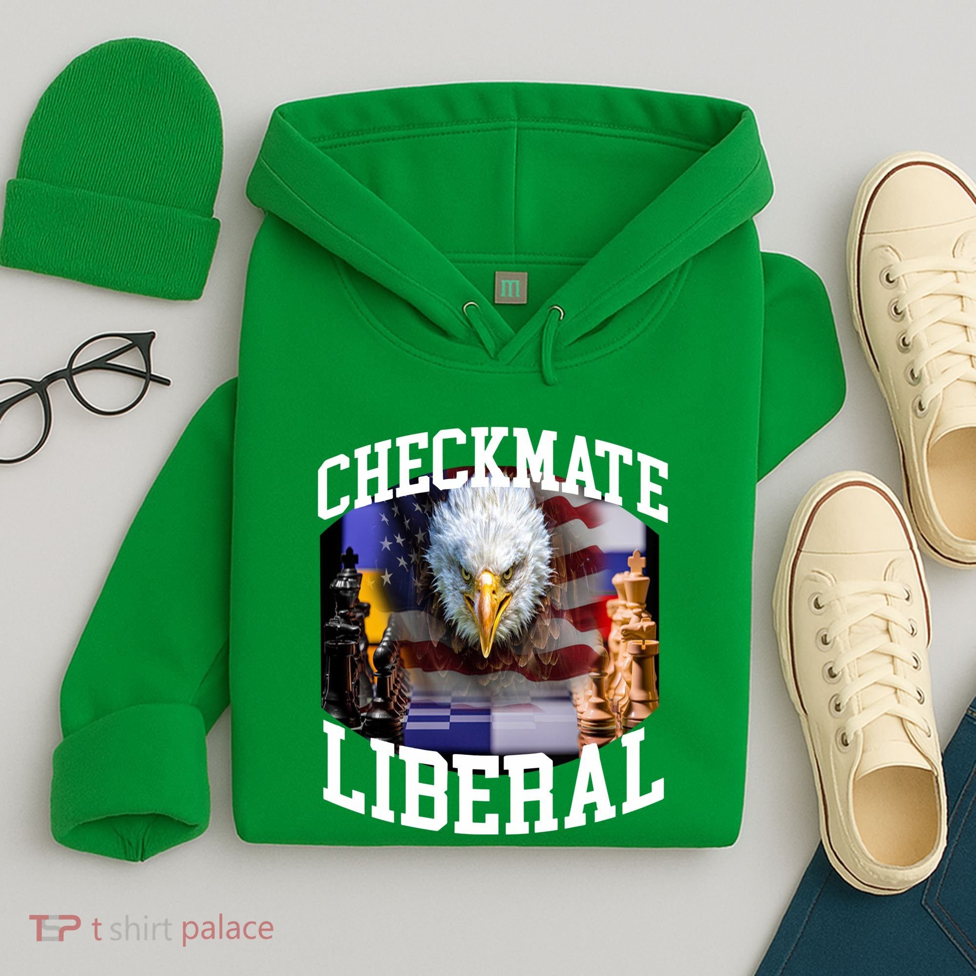 Barely Legal Clothing Checkmate Liberal Hoodie