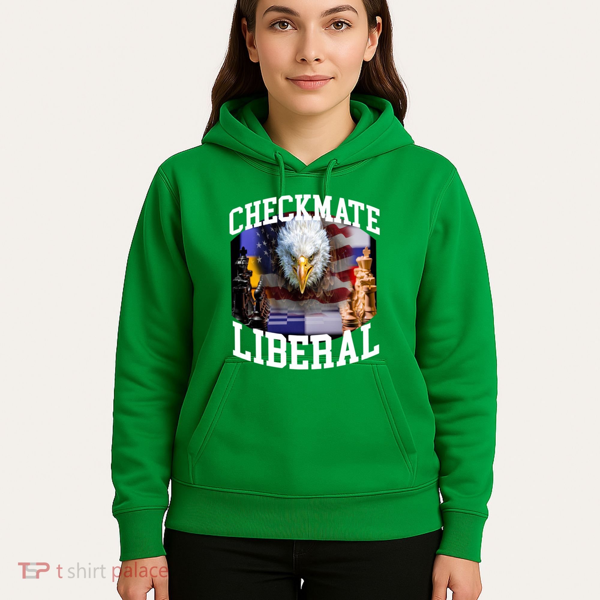 Barely Legal Clothing Checkmate Liberal Hoodie