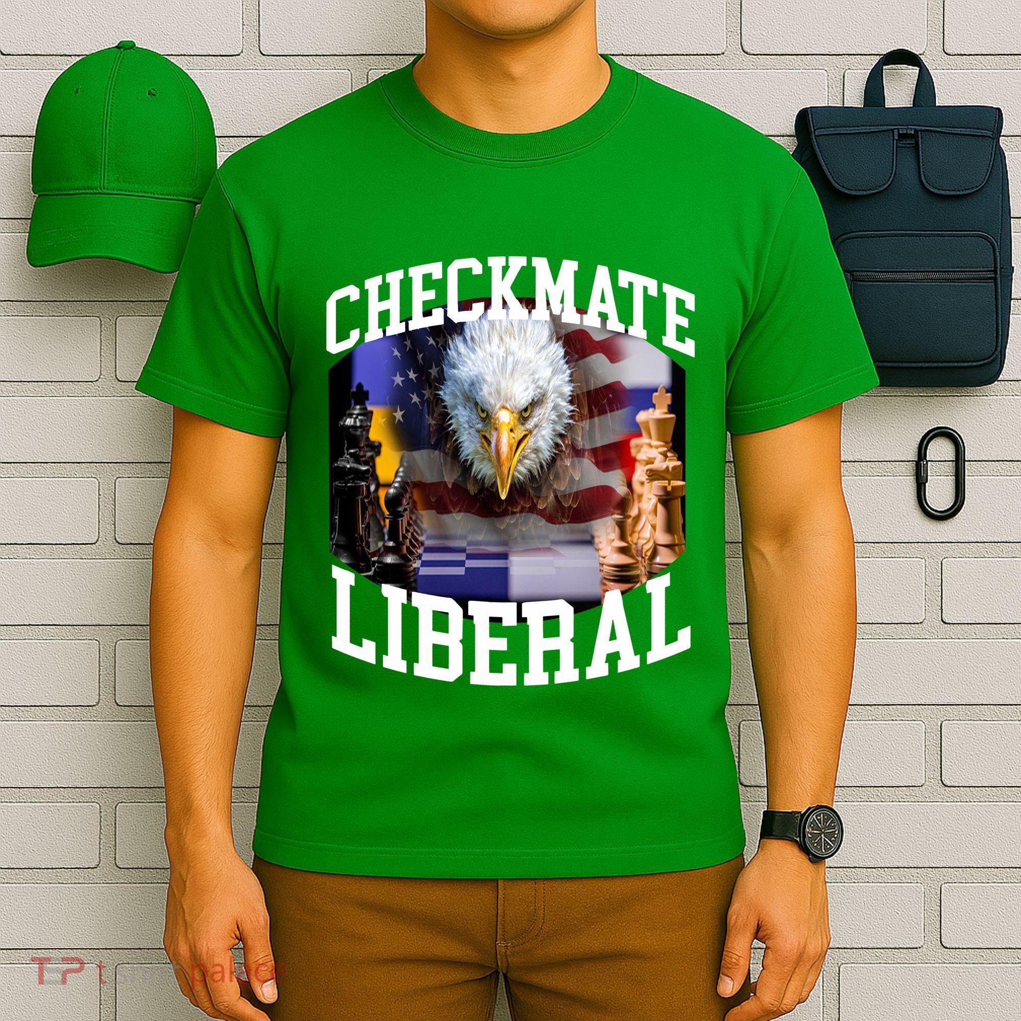 Barely Legal Clothing Checkmate Liberal T-Shirt