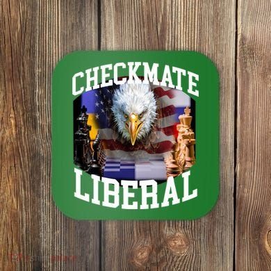 Barely Legal Clothing Checkmate Liberal Coaster